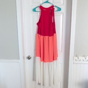 Colorblock Maxi Dress